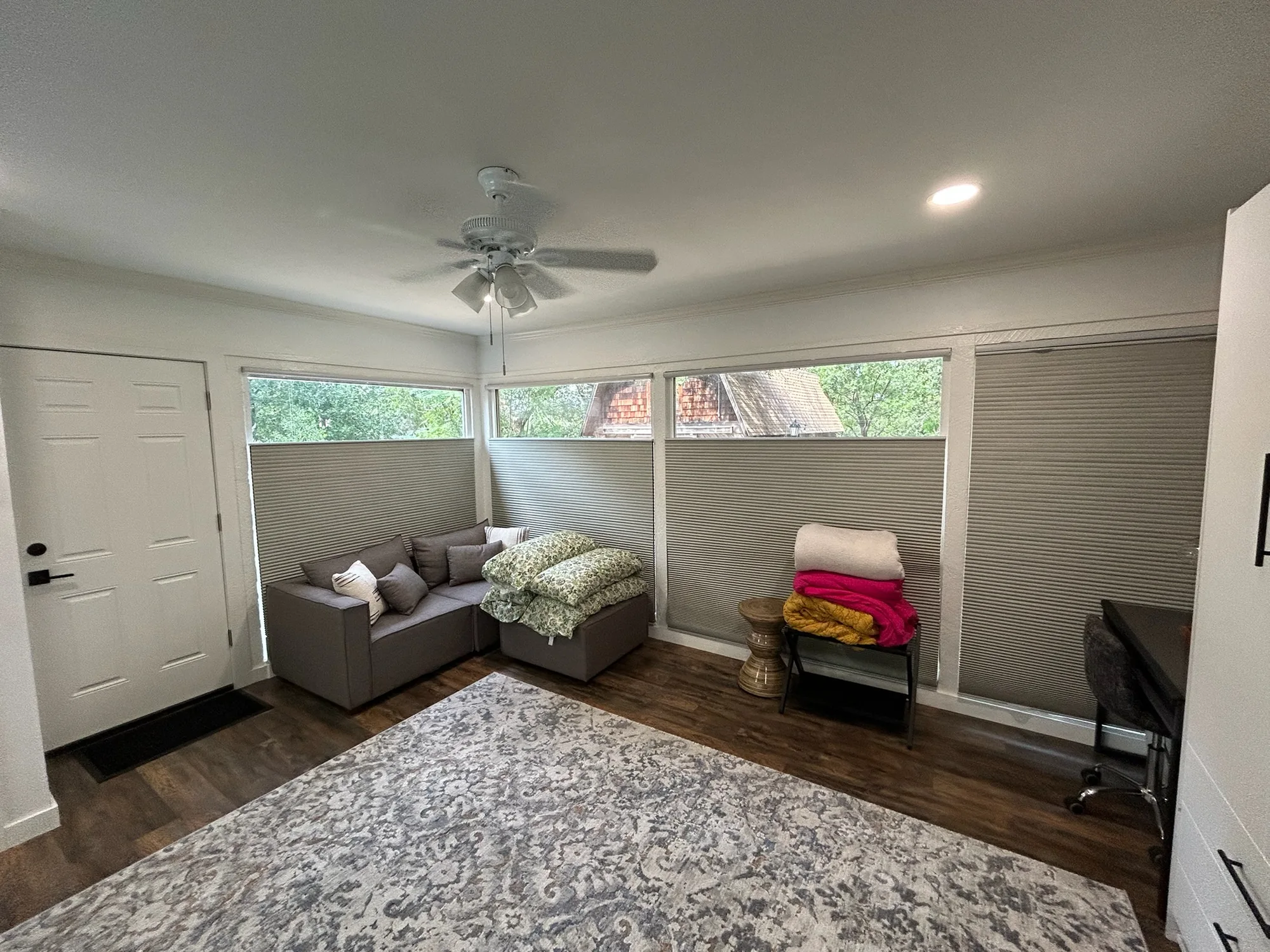 Honeycomb cellular shades installed in Bartow County, GA by Love Is Blinds