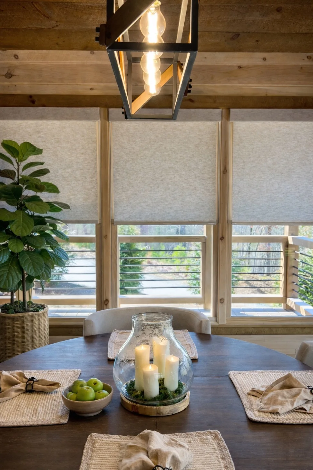 Custom roller shades installed in Bartow County, GA by Love Is Blinds