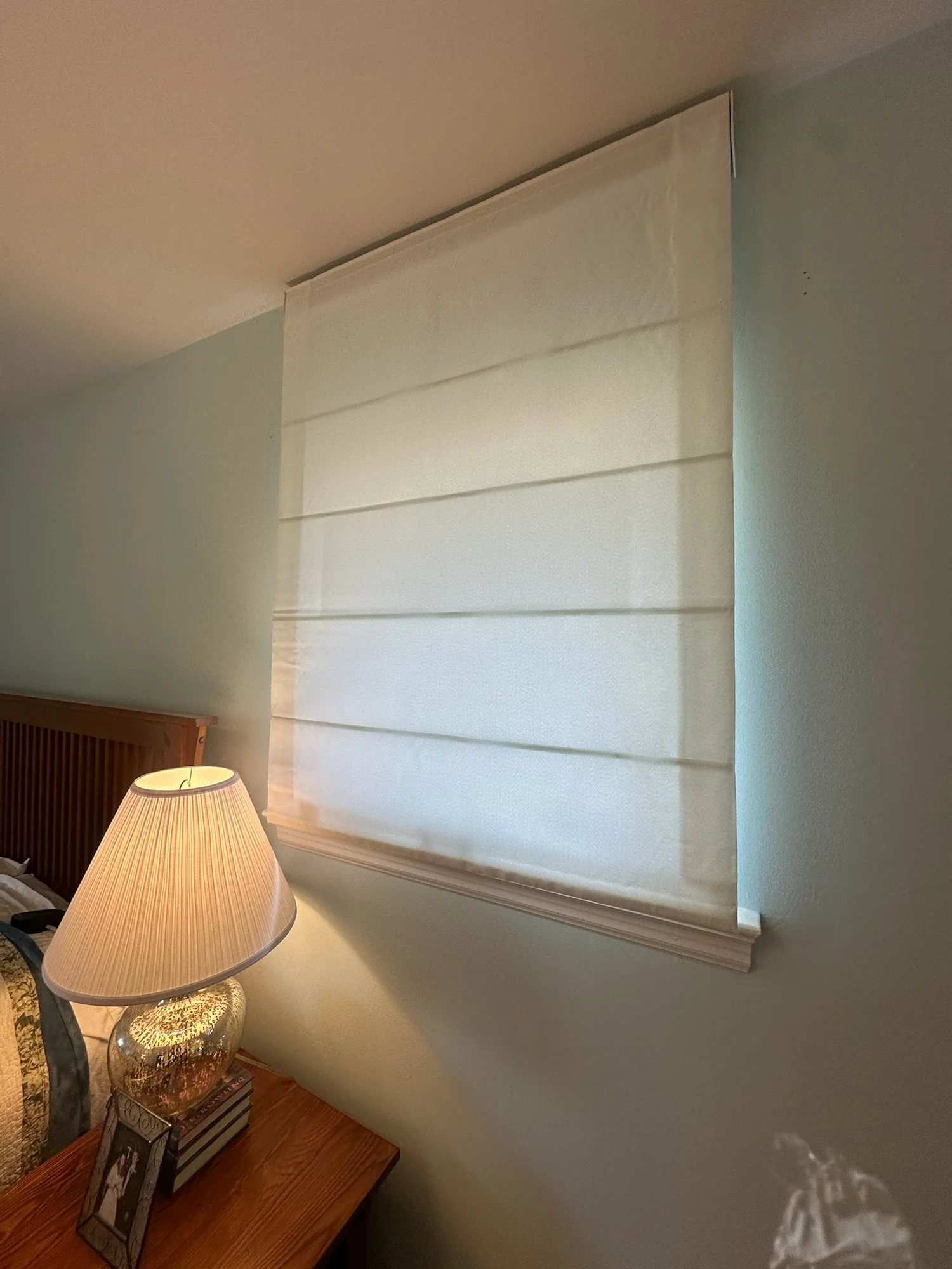 Roman shades installed in Fort Oglethorpe, GA by Love Is Blinds