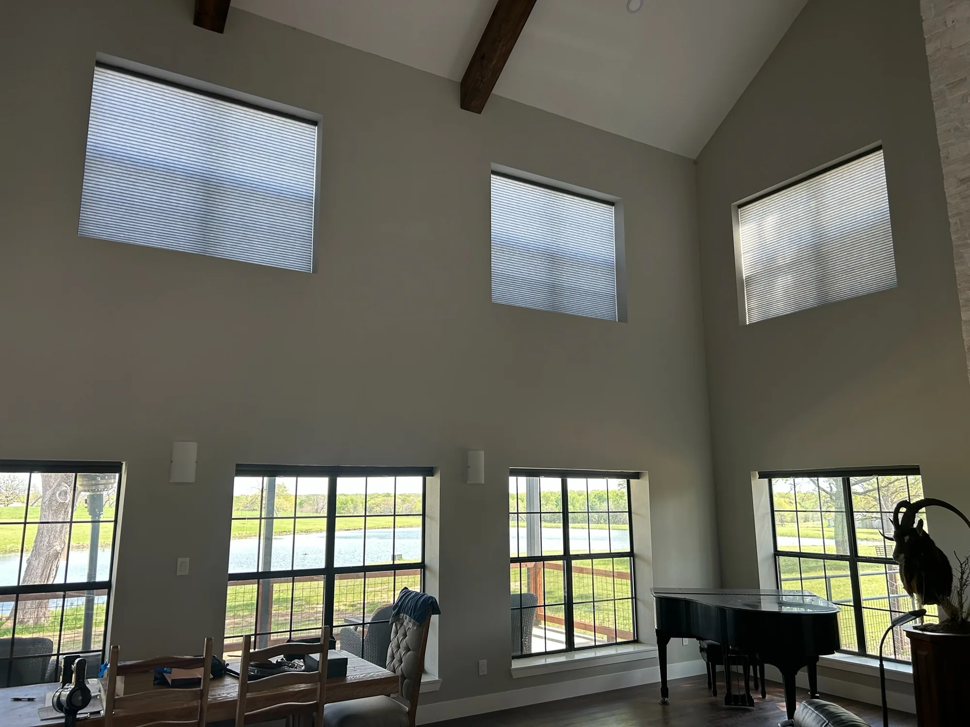 Honeycomb cellular shades installed in Hamilton County, TN by Love Is Blinds