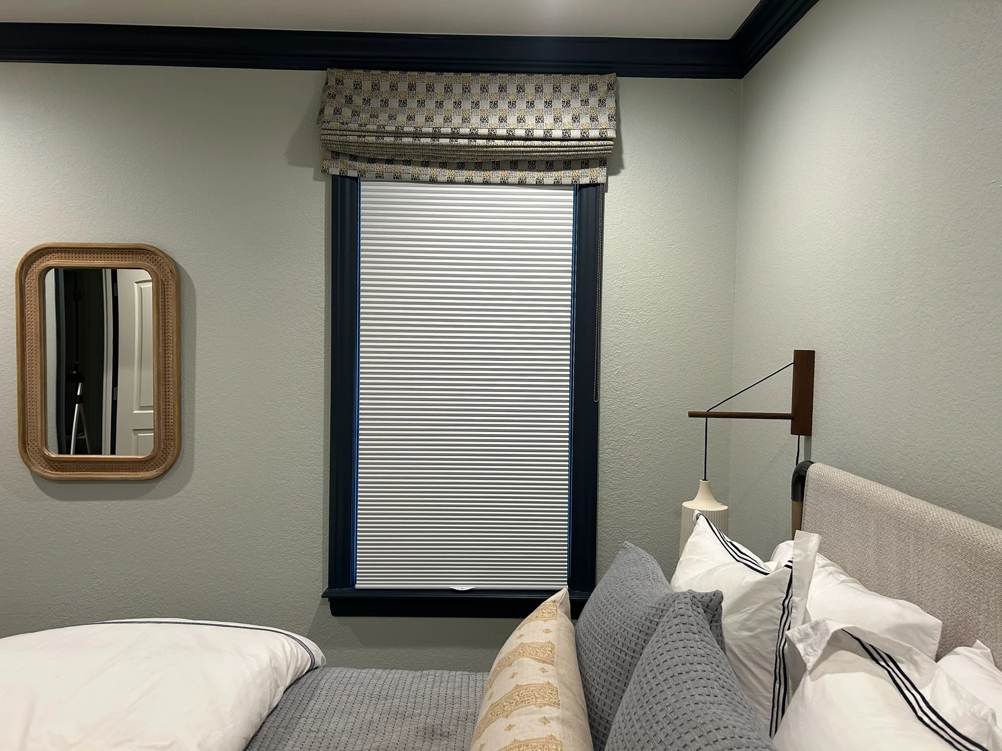 Honeycomb cellular shades installed in Murray County, GA by Love Is Blinds